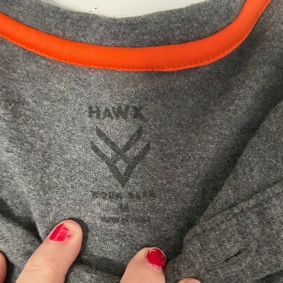 Hawk grey mens shirt casual Med - Picture 2 of 3